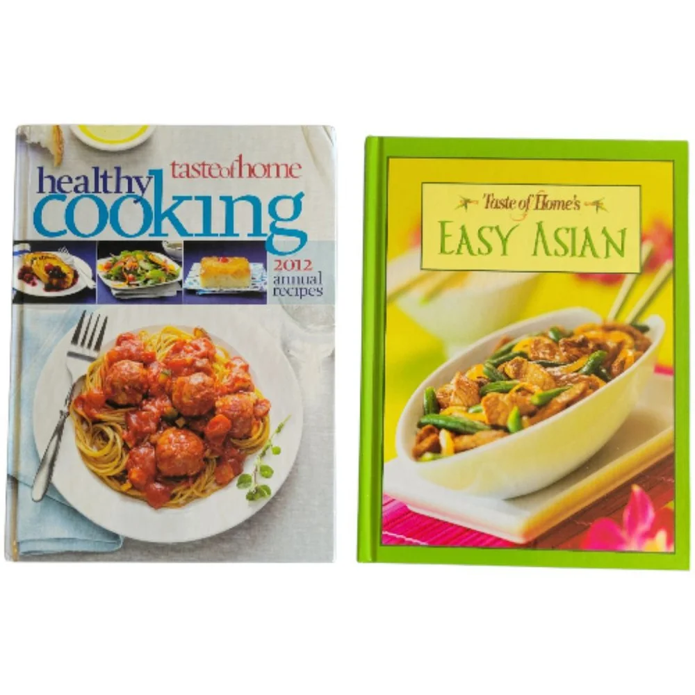 Taste of Home Cookbook Bundle | Healthy 2012 & Easy Asian